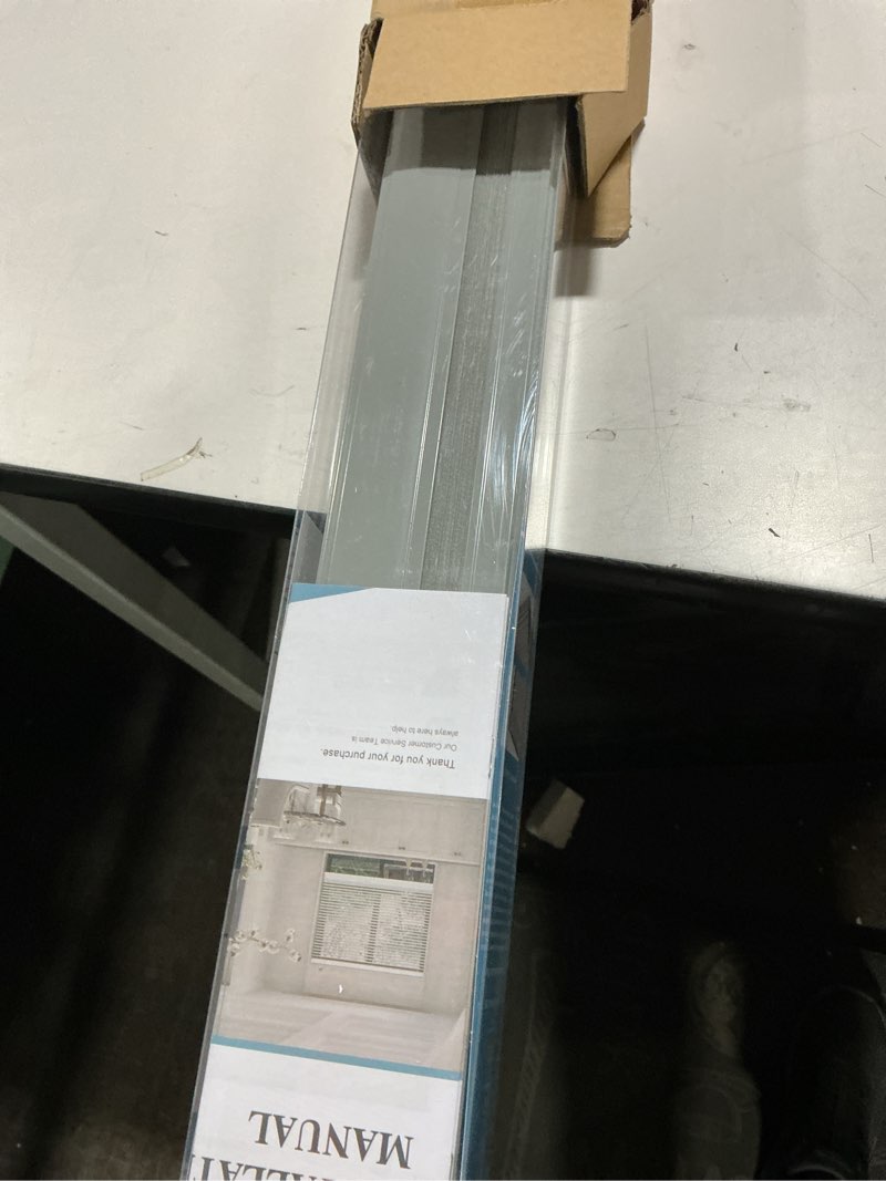 Condition photo showing Good Condition for Changshade Cordless Cellular Shades, Blackout Honeycomb Shades for Windows, Pull Down Pleated Blinds, Easy to Install for Indoor Windows and French Doors,19" W x 36" H, Grey Blackout Grey-color Coordinated 19"W x 36"H