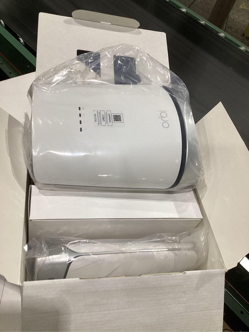 Condition photo showing Good Condition for netgear orbi cable modem router combo mesh system (cbk752) docsis 3.1 – ax4200 wifi 6 (4.2 gbps) – certified with xfinity (up to 900mbps, spectrum & cox (up to 1gbps) – covers 5,000 sq.ft. 2-pack
