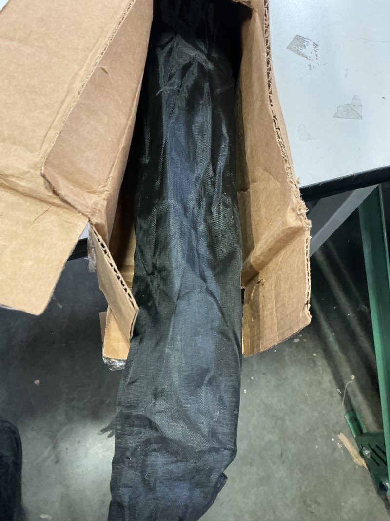 Condition photo showing As Is for LookOurWay Feather Flag Pole Kit - 12 Feet Tall Advertising Flag Banner with Fiberglass Pole Kit and Ground Spike for Business Promotion - Convenience Store Flag - Lottery (10M1200145)