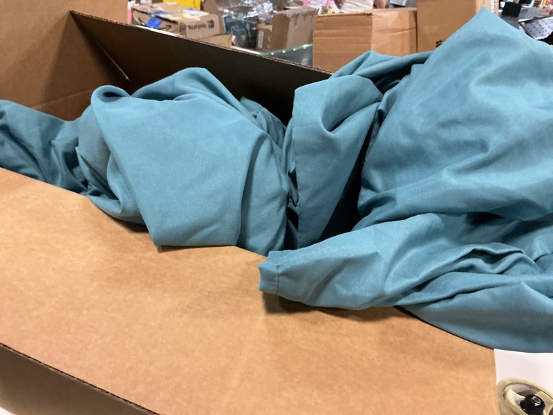 Condition photo showing As Is for (Incomplete on my 5 pieces). Bedbay 8 Pieces Nautical Bedding Sea Turtle Queen Comforter Set with Sheets Turquoise Comforter Retro Style Teen Girls Boys Turtle Bedding Set Ocean Themed Soft Fluffy Bed Set(Ocean,Queen) Ocean Queen