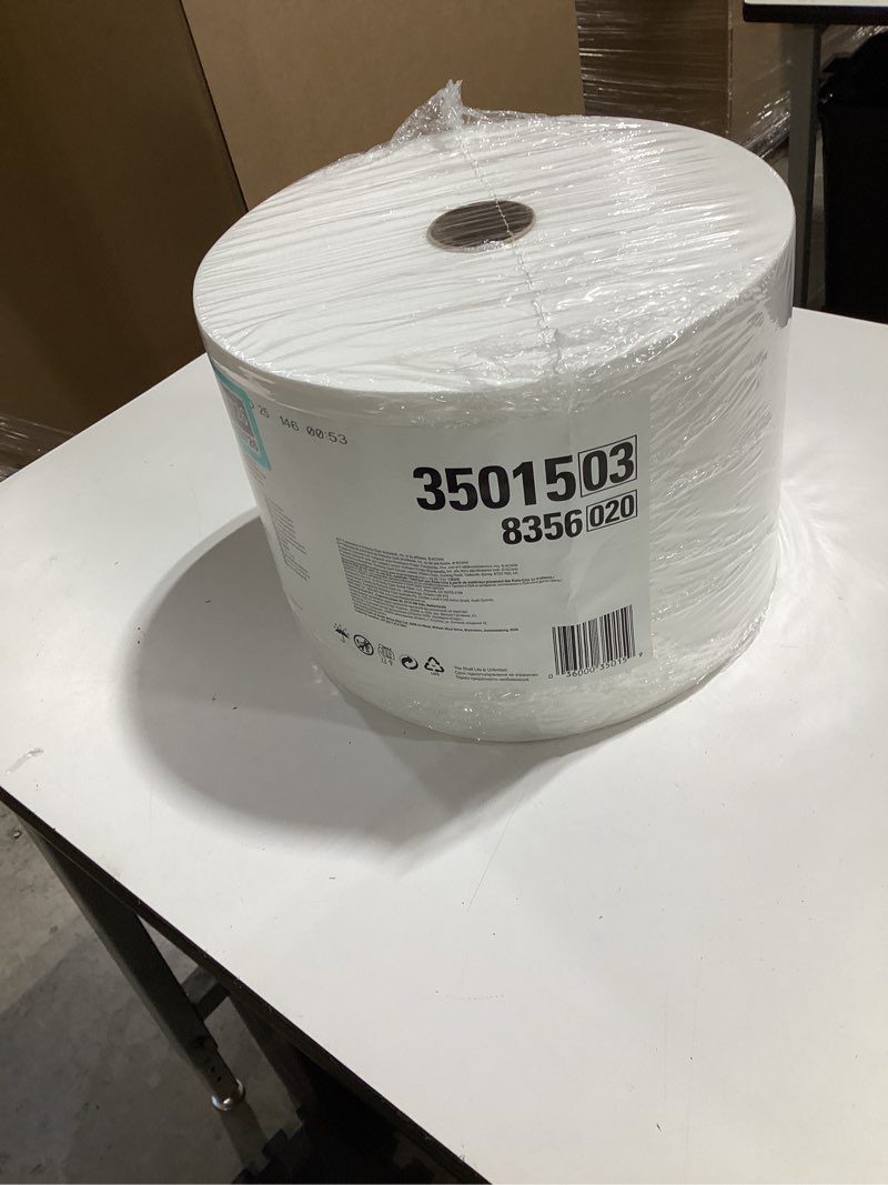 Condition photo showing Good Condition for wypall x50 disposable cloths (35015)  jumbo roll  9.8 x 13.4  white  1 100 sheets per roll