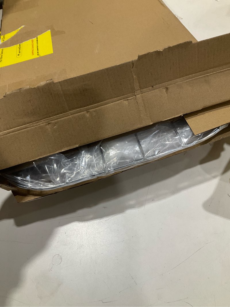 Condition photo showing Good Condition for serene valley 25-1/4" x 12-1/2“ sink grid, rear drain with corner radius 1-1/2", nlw2513r