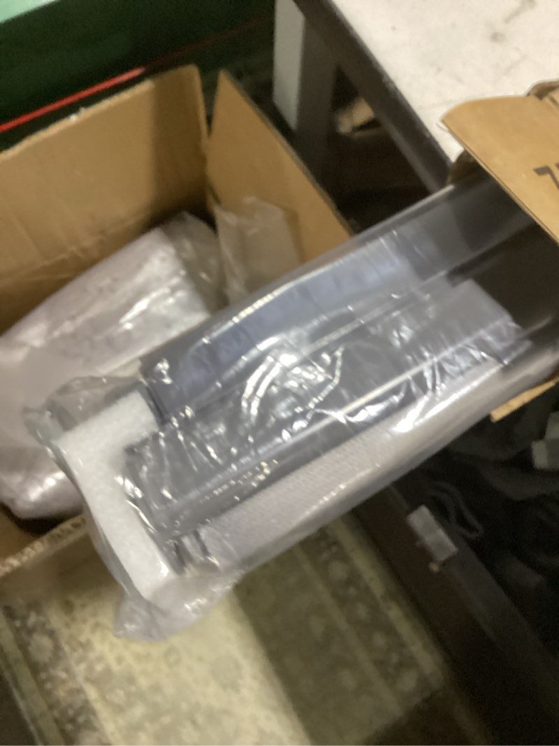 Condition photo showing New/Like New for lazblinds no-drill cordless zebra blinds - dual layer light filtering & room darkening, free-stop lift, easy install, day & night privacy with valance for window 30" w x 72" h, grey 30"w x 72"h grey