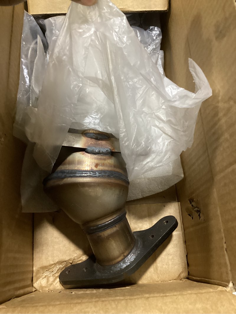 Condition photo showing Good Condition for catalytic converter compatible with chevrolet equinox lt sport 2018-2019, malibu ls sedan 2016-2019, gmc terrain sle sport 2018-2020 1.5l l4 turbo