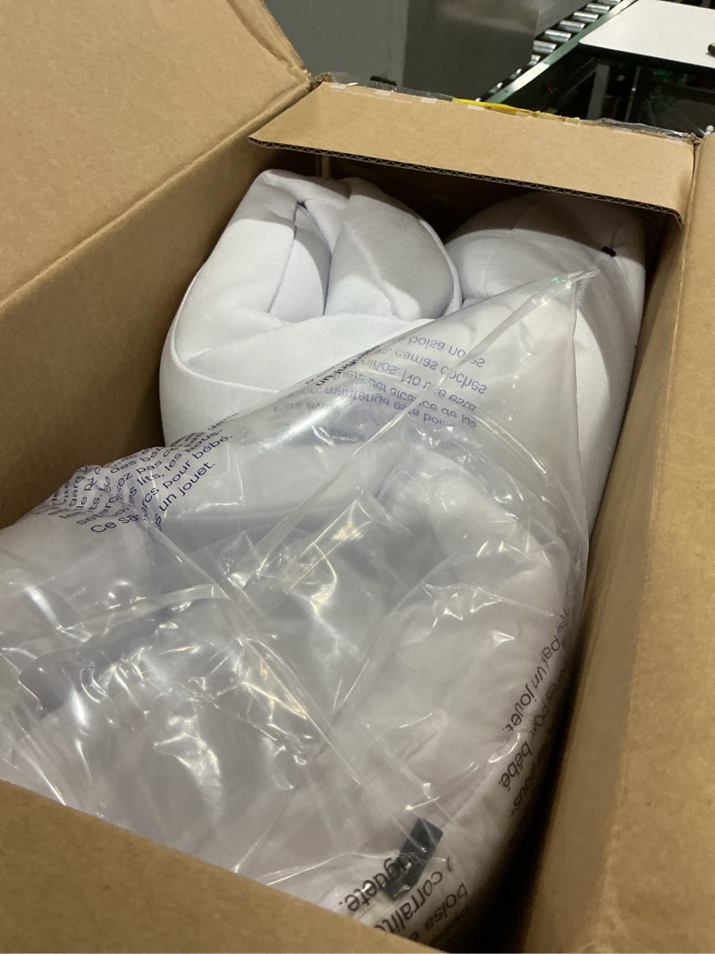 Condition photo showing As Is for casper sleep, king hybrid pillow, two pack, white 2 count king two pack