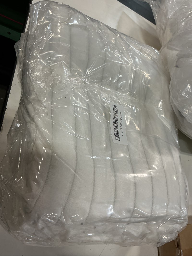 Condition photo showing Good Condition for hyha couch covers for dogs washable, non slip plush dog sofa protectors, fuzzy pet couch covers for 3 cushion sofa pet friendly (white, 27.6" x 47") white 27.6" x 47"