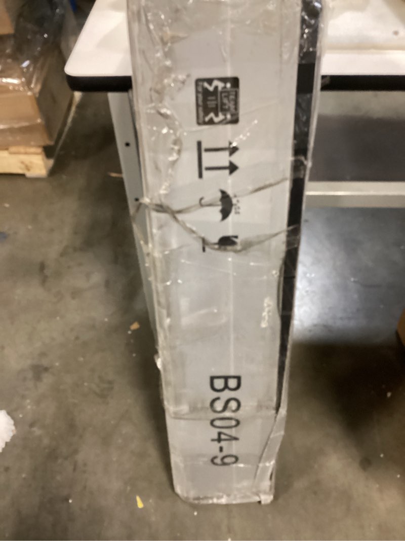 Condition photo showing As Is for 9 Inch High Profile Box Spring, Sturdy Metal Frame Mattress Foundation, Easy Assembly, Quiet & Noise-Free, Queen Size Queen 9 Inch