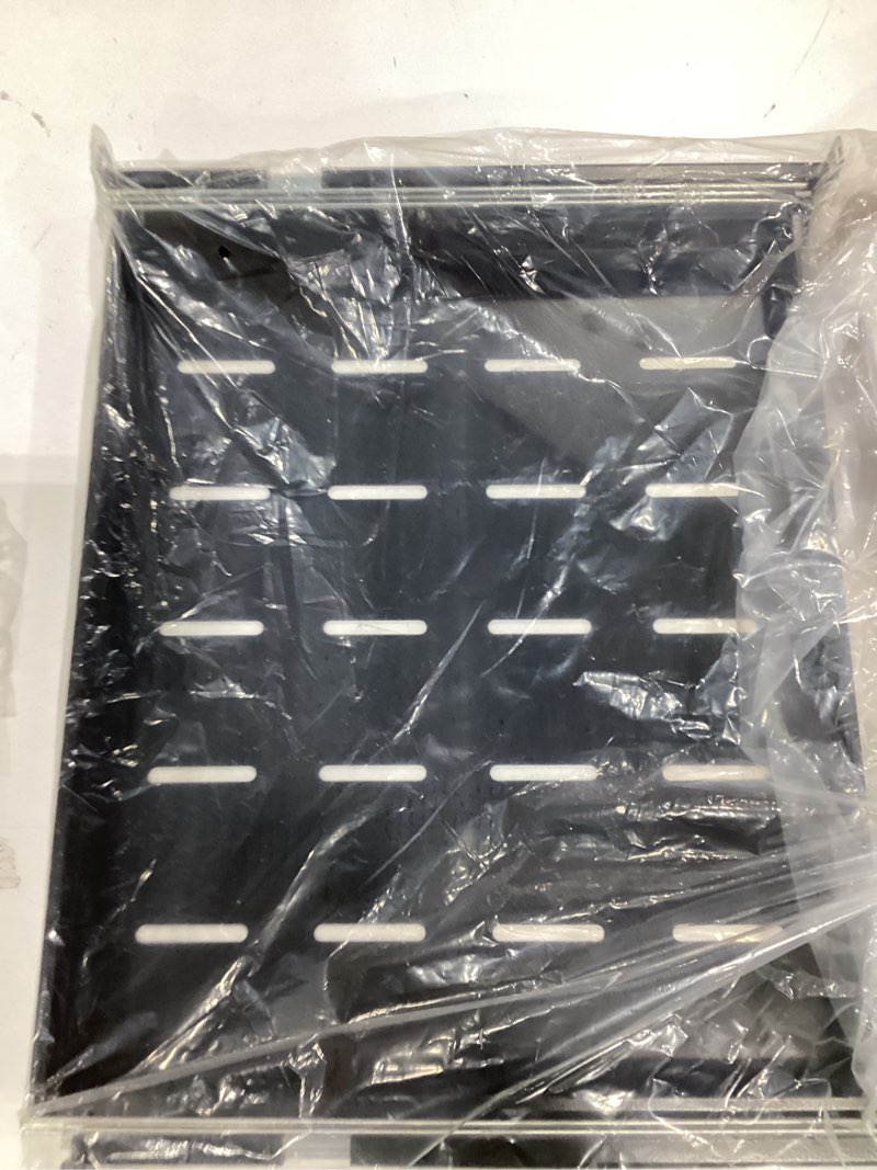 Condition photo showing New/Like New for 1U Sliding Rack Shelf 19" Server Rack Mount Cabinet 14"-22" Adjustable Depth 4 Post