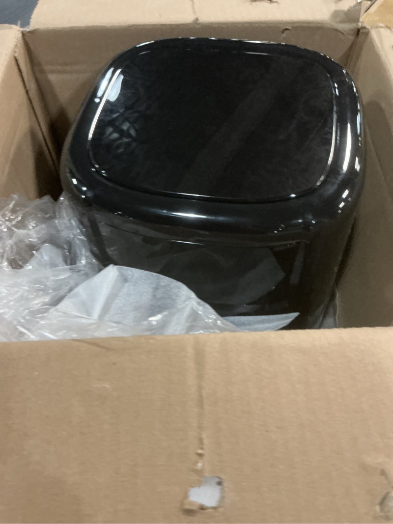 Condition photo showing Good Condition for chefman 2 qt mini air fryer – digital space-saving compact air fryer with nonstick and dishwasher safe basket, quick & easy meals in minutes, features digital timer and shake reminder – black 2 quart black