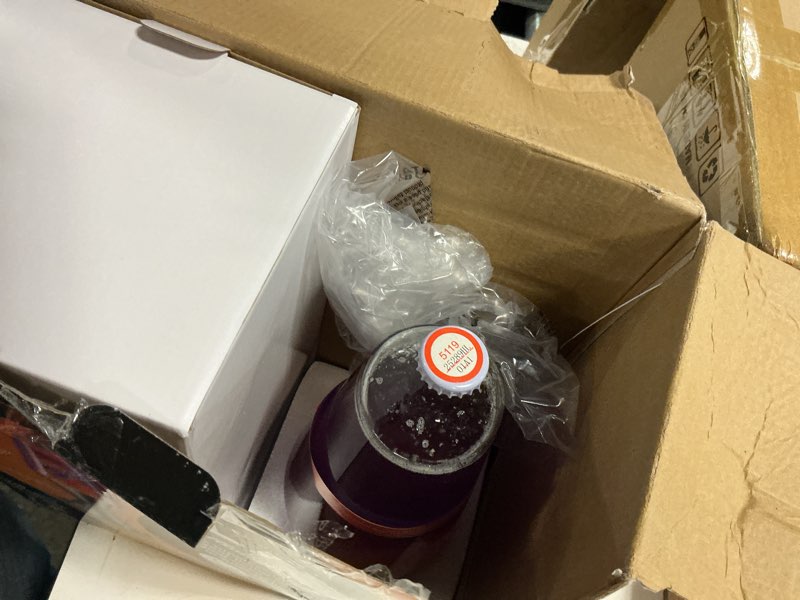 Condition photo showing Good Condition for the original lava® lamp - large 52oz 16.3" - vivid twilight - classic liquid motion lamp - orange lava and purple liquid - item #5119 (amazon exclusive)