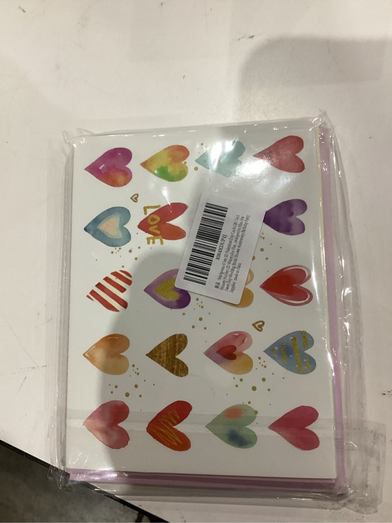 Condition photo showing New/Like New for 6 Sets Pop Up 3D Valentine's Day Gift Card Holders 3D Red Pink Candy Hearts Greetings Cards with Envelopes for Him Her Coworkers Teacher Sweet Day Wedding Bridal Shower Anniversary Birthday