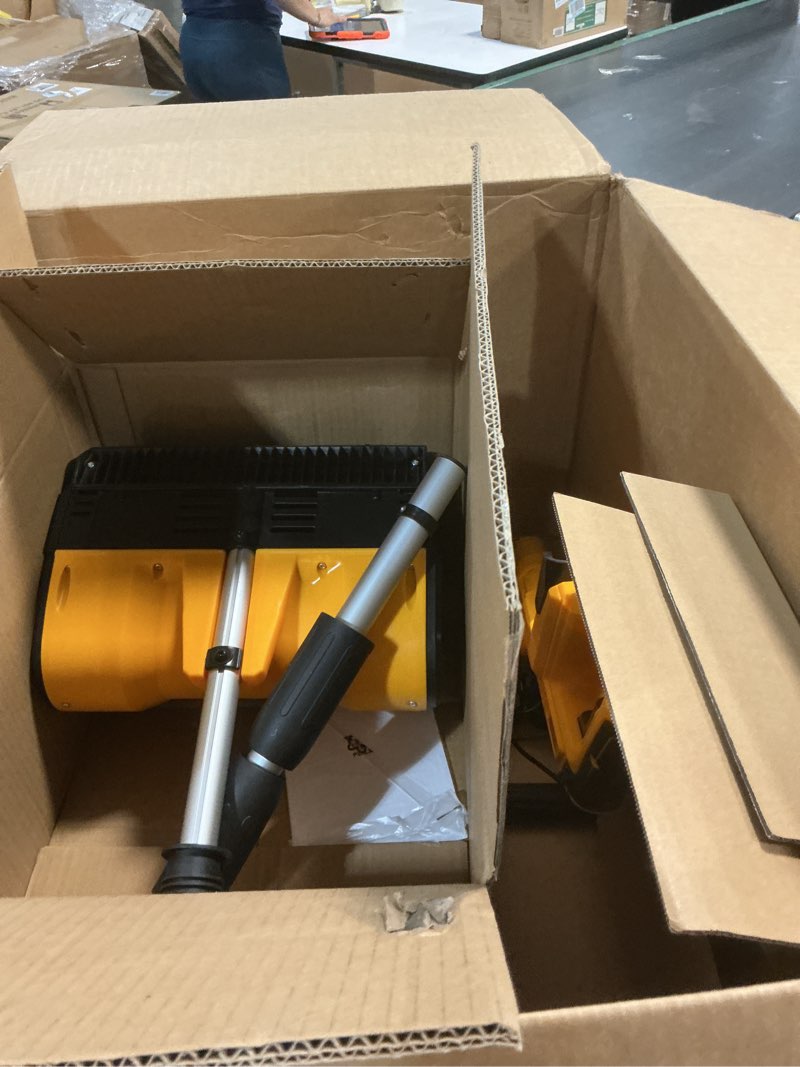 Condition photo showing Good Condition for Cordless Snow Shovel Compatible with Dewalt 20V Max Battery(NO Battery), 12'' Electric Snow Shovel with LED Lights & Adjustable Chute, Lightweight Snow Blower for Driveway, Sidewalks