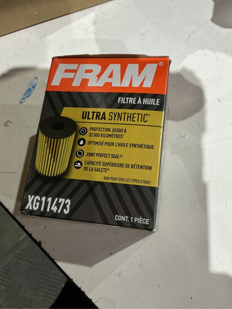 Condition photo showing Good Condition for fram ultra synthetic oil filter, xg11473, 20k mile filter for select infiniti and mercedes vehicles