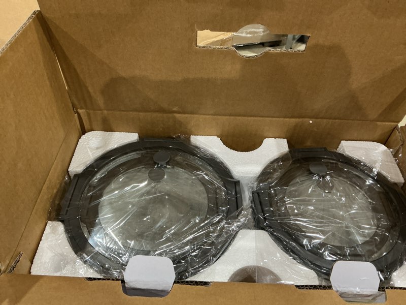 Condition photo showing New/Like New for 12-pack glass containers with tempered lids – borosilicate, oven-safe(-4°f~950°f), airtight, bpa-free, multi-size for meal prep, dishwasher safe (gray)