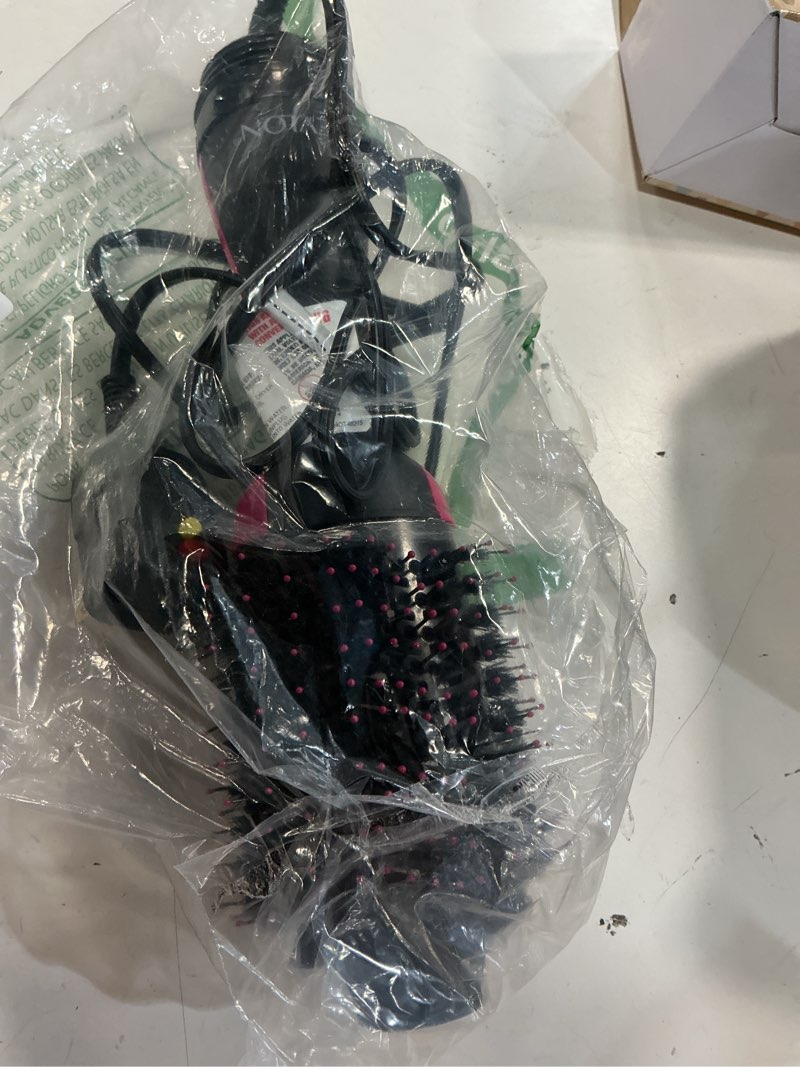 Condition photo showing As Is for revlon one-step volumizer hair dryer and styler – easy salon-style blowouts – less frizz, more shine, and reduced heat damage, for all hair types and lengths (black) black 1.0 volumizer