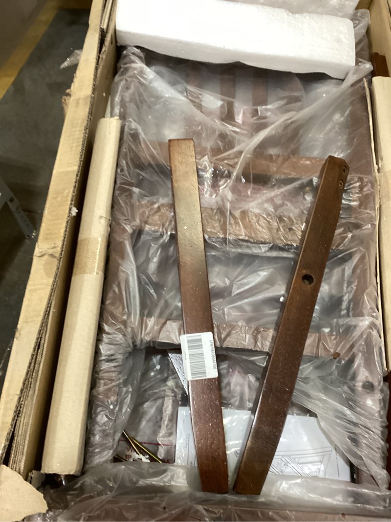 Condition photo showing As Is for winsome madison seating, walnut medium