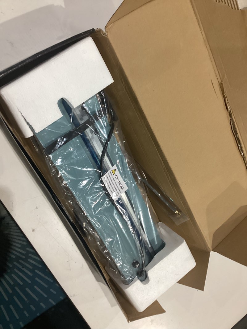 Condition photo showing Good Condition for metronic impulse sealer 16 inch, manual heat sealer machine for plastic bags, shrink wrap bag sealers heavy duty sealing machine with repair kit (blue)