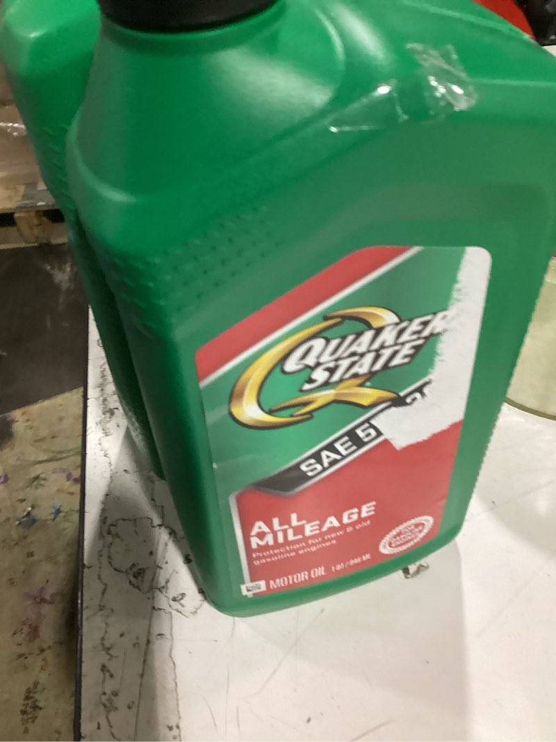 Condition photo showing Good Condition for 2 pk quaker state all mileage 5w-30 motor oil, 1 quart