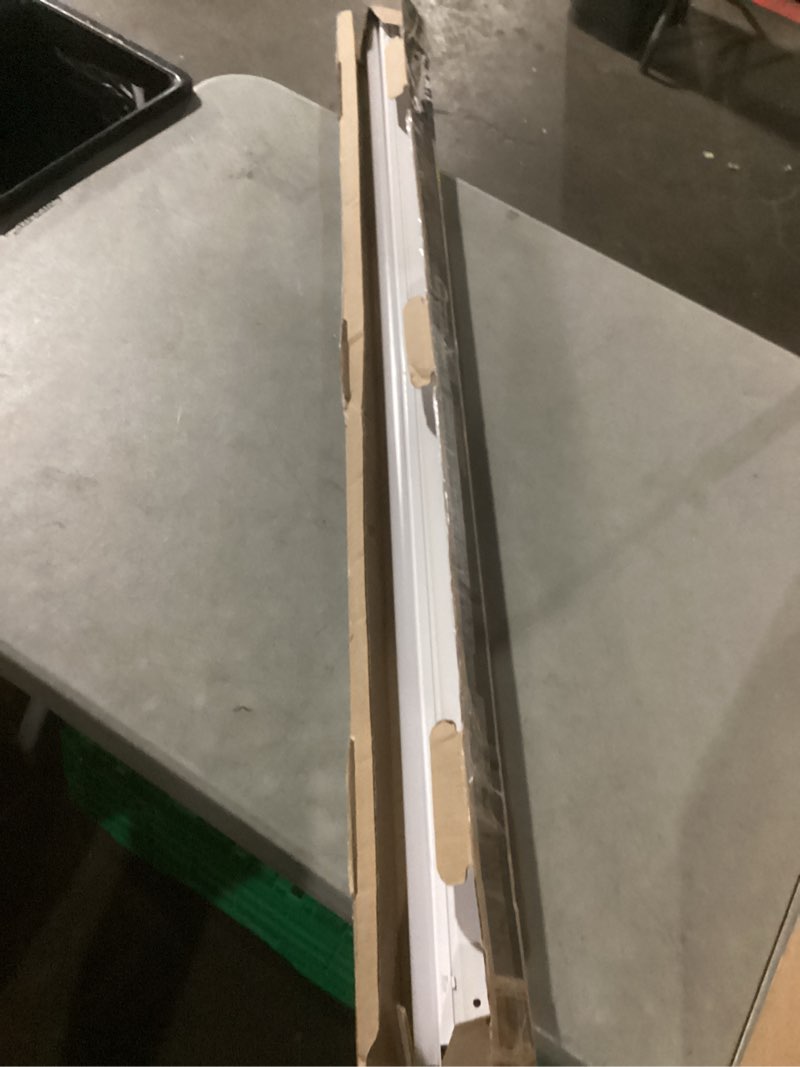 Condition photo showing New/Like New for lithonia lighting 1 light led strip light, 4 foot led ceiling lighting fixture, 2500 lumens, 4000k, 80cri, 20w, kitchen and garage use (mnsl l46 1ll 120v 40k 80cri m6)