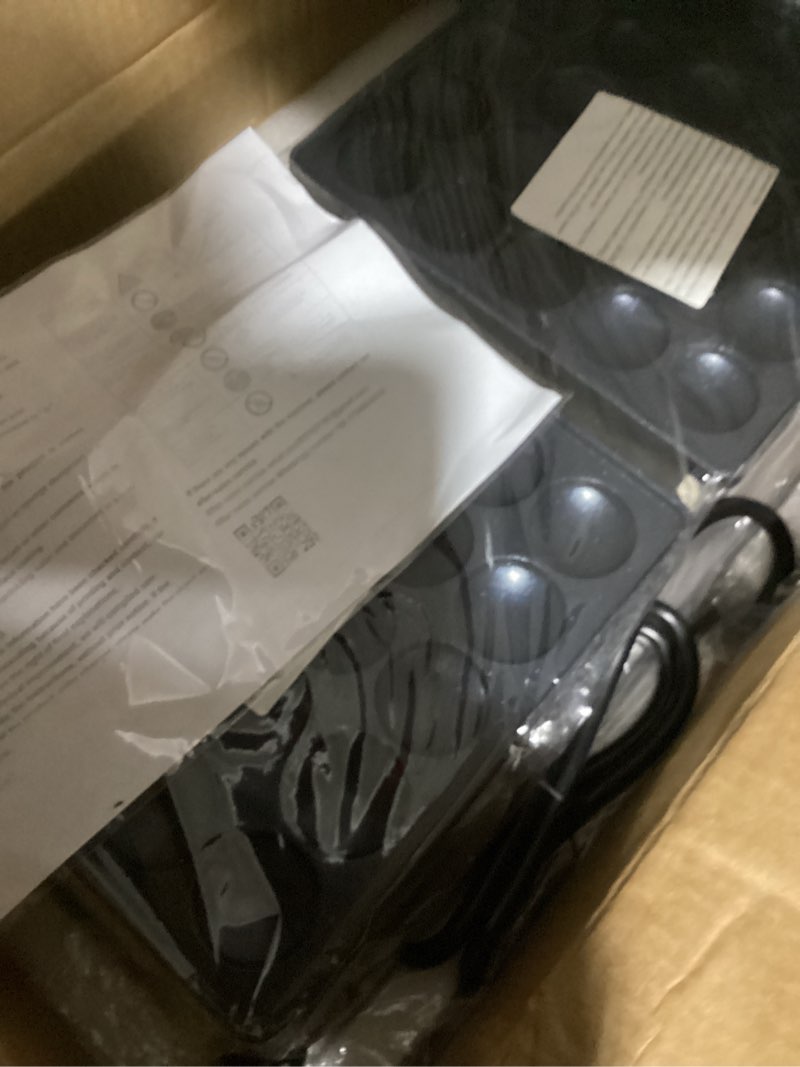 Condition photo showing Good Condition for leomru 110v mini pancake baker 1800w, 50pcs commercial pancakes maker machine, 1.8 inches electric muffin waffle maker machine dutch poffertjes grill for home kitchen restaurant snack dessert