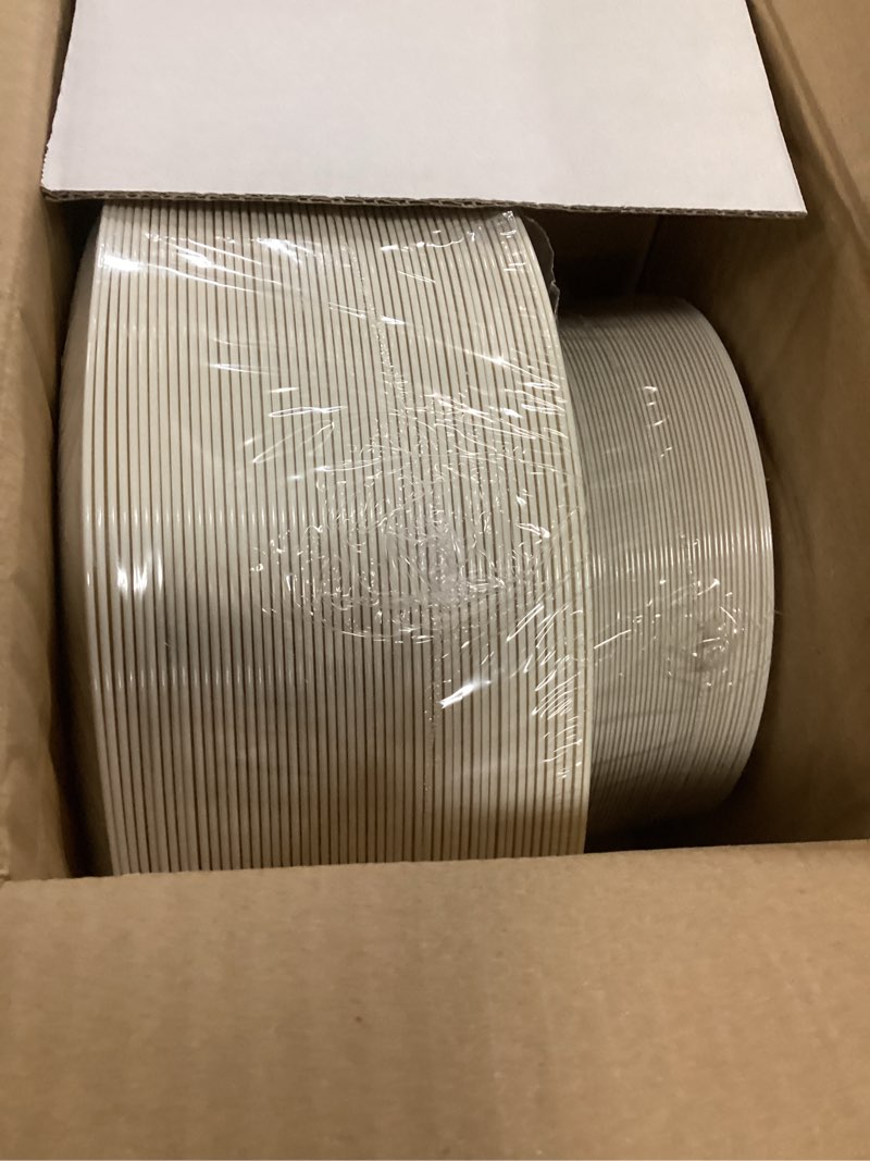 Condition photo showing New/Like New for pulote 100pcs ivory plastic plates - cream plastic disposable heavy duty for party & wedding - include 50 each (dinner & dessert) plates