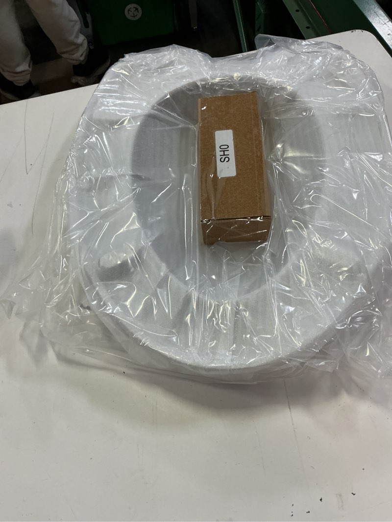 Condition photo showing New/Like New for american standard 5020a65g.020 traditional luxury elongated toilet seat soft close, white white elongated front