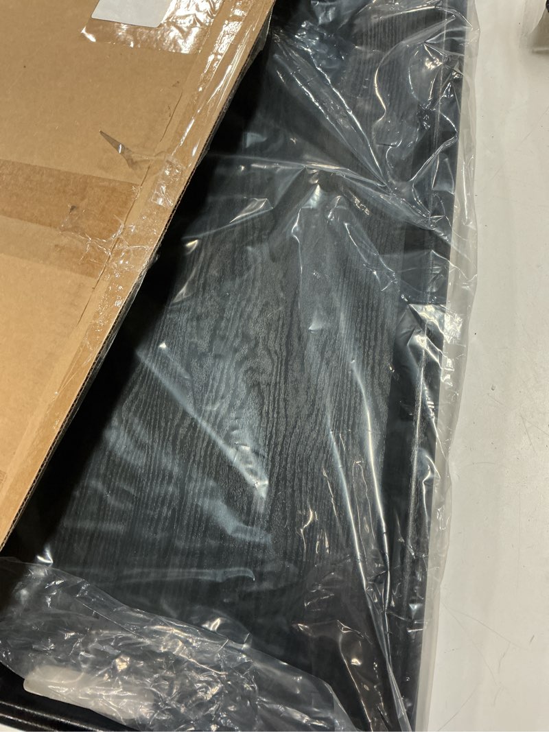 Condition photo showing Good Condition for get rst-2517-1-bk coffee table / ottoman tray with handles, 25" x 16", plastic, black 26" x 16" x 2.5" black