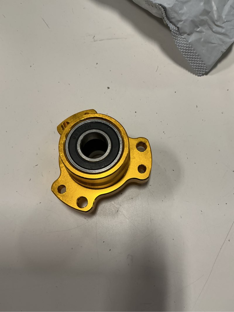 Condition photo showing Good Condition for 5/8" bearing front wheel hub for go kart mini bike drift trike (gold)