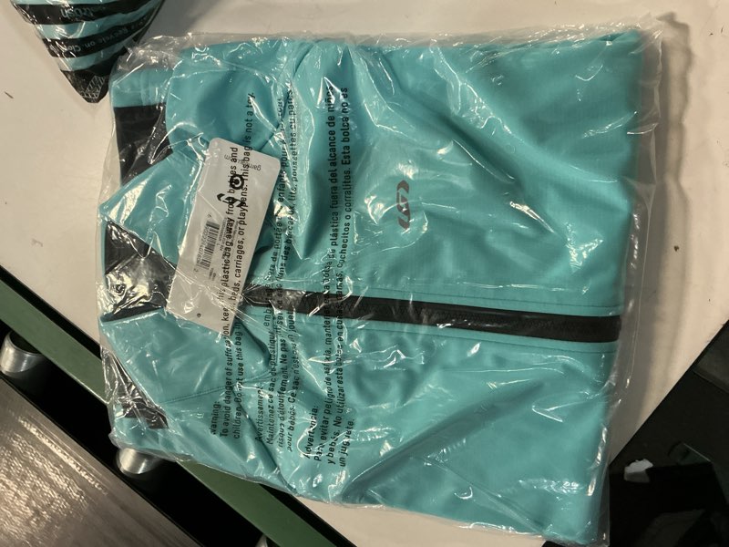 Condition photo showing New/Like New for louis garneau, women's rebecca jacket, blue radian, large
