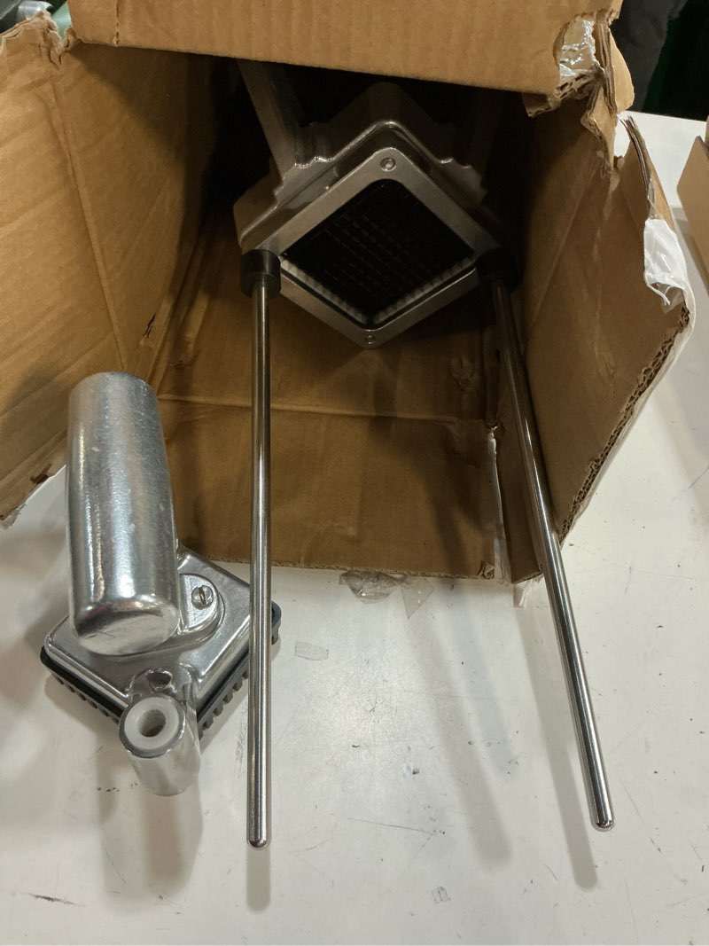 Condition photo showing Good Condition for commercial chopper vegetable dicer cutter fruit dicer heavy duty stainless stee dicer cutter onion chopper professional food dicer for french fry tomato peppers potato (1/4? blade)