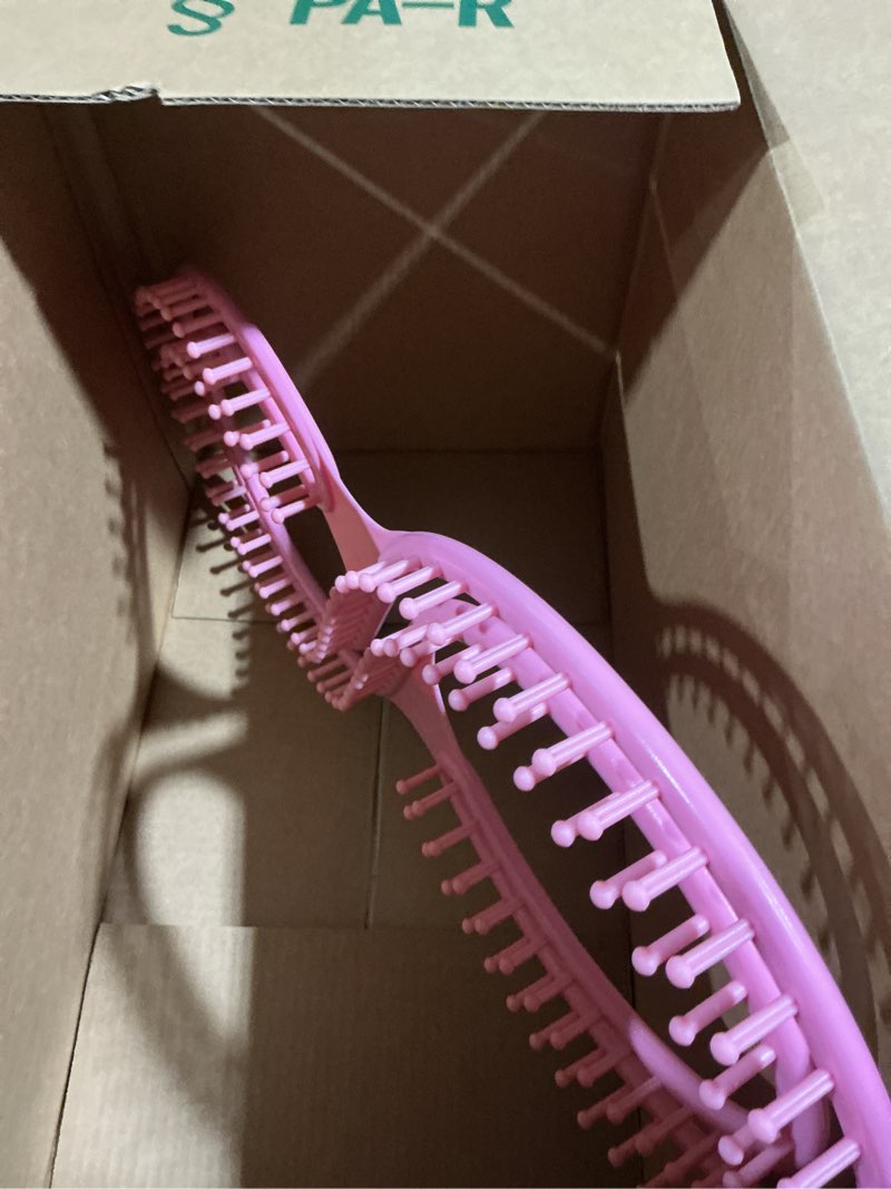 Condition photo showing As Is for WAYION 55" Afphgan Serenity Loom Knitting Board Weave Loom Kit with Step by Step Instructions Great for The Experienced Loom Knitter(Blue/Pink) (Pink)