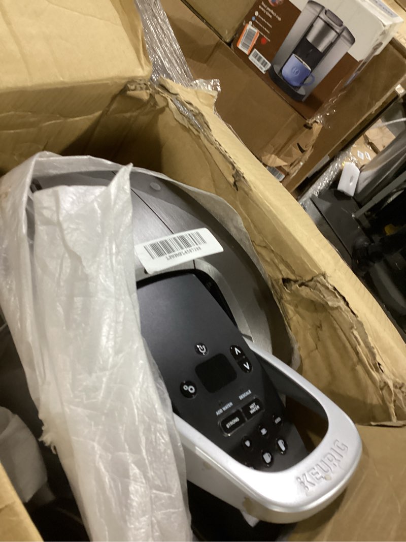 Condition photo showing As Is for keurig k-supreme smart coffee maker, multistream technology, brews 6-12oz cup sizes, black