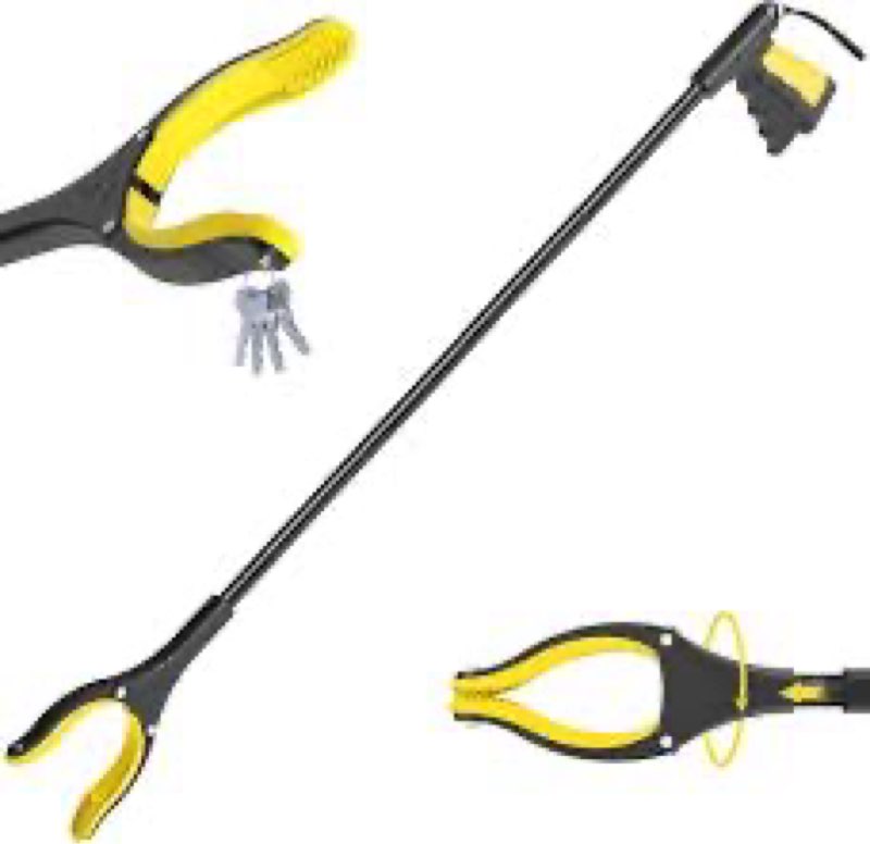 59 Inch Extra Long Grabber Reacher Tool?Pick Up Stick for Seniors with Strong Grip Magnetic?360°Rota