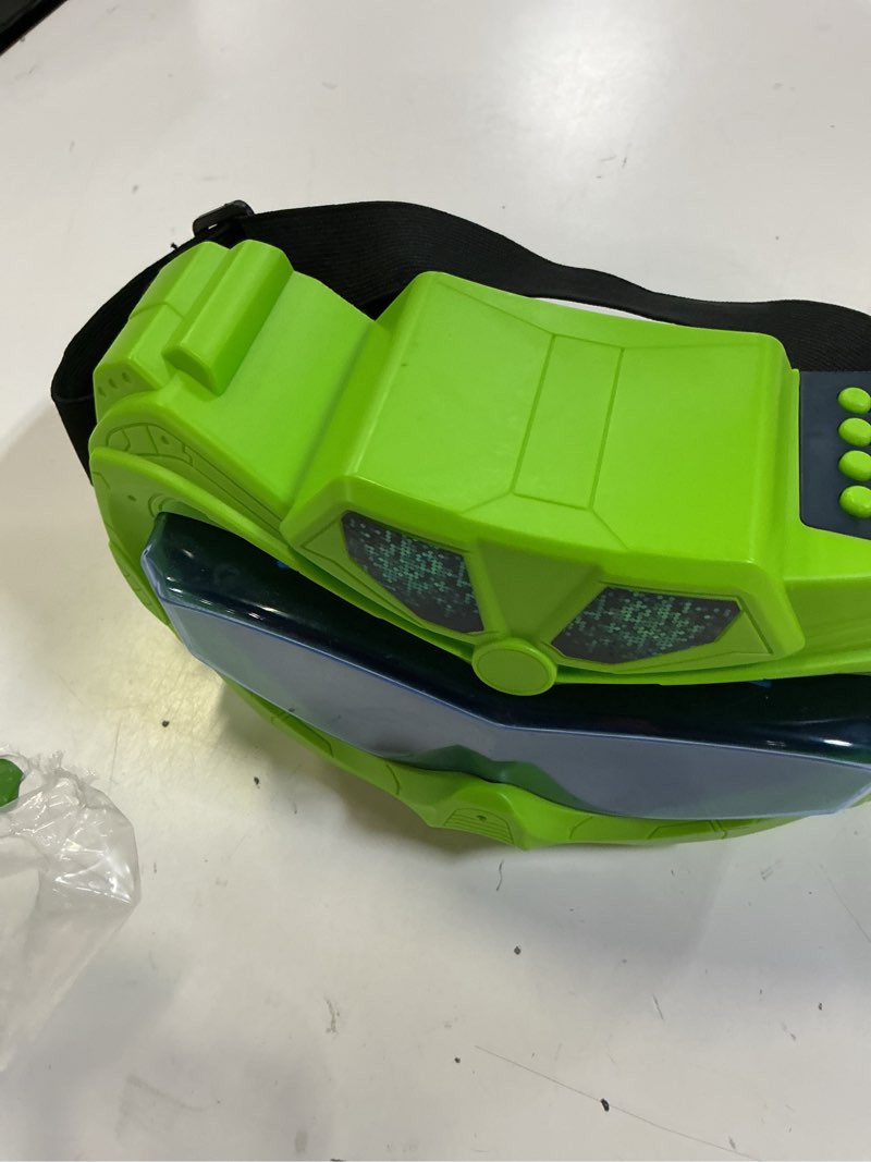 Condition photo showing As Is for fotorama alien vision shooting game, goggles and wrist blaster toy, indoor and outdoor play, hand eye coordination, gifts for kids ages 5 & up