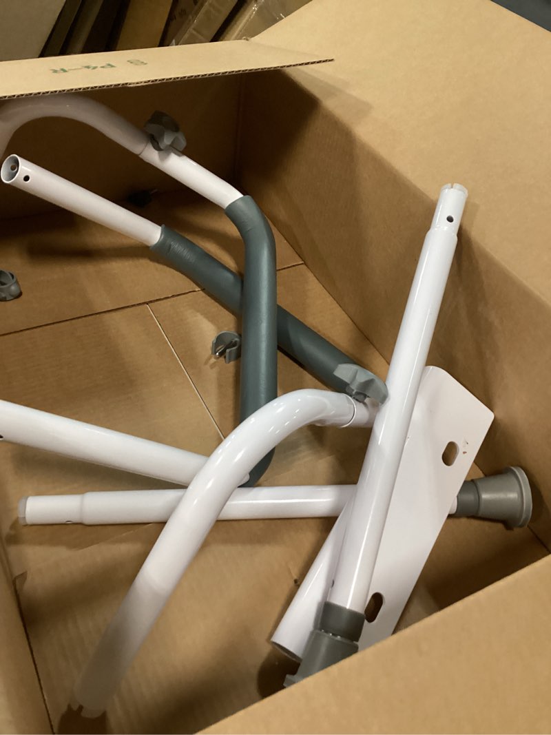Condition photo showing As Is for Carex Toilet Safety Frame - Toilet Safety Rails With Adjustable Width - Toilet Rails For Elderly, Handicap, Home Health Care Equipment After Surgery, Supports 300lbs