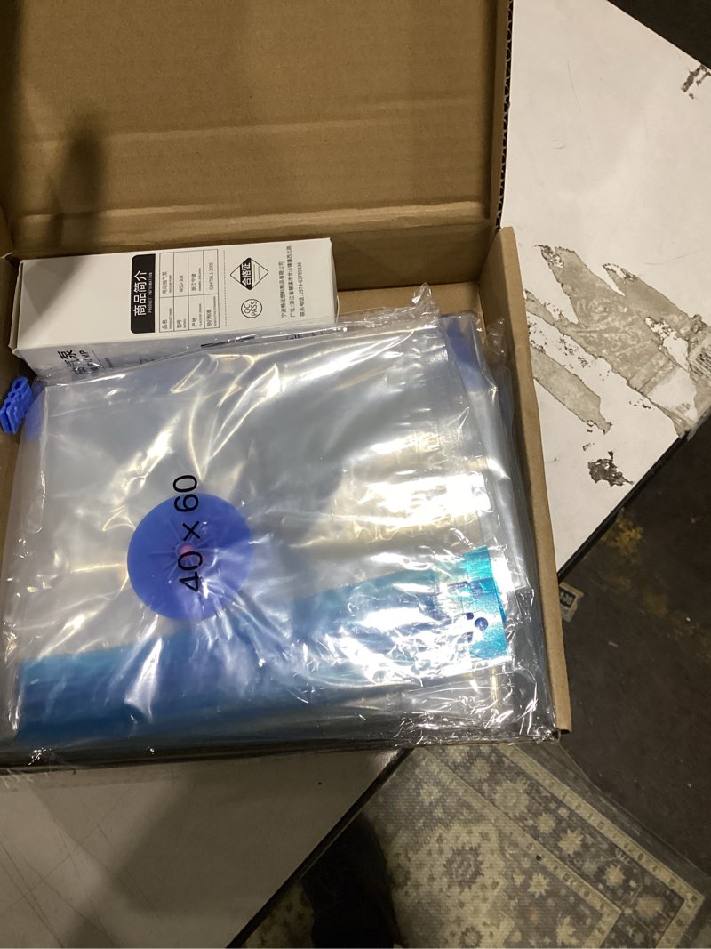 Condition photo showing Good Condition for Vacuum Seal Bags with Portable Electric Pump, 9 Pack Vacuum Storage Bags for Clothing Travel, Compression Packing Space Saver Bags for Luggage Suitcase (3 Small & 3 Medium & 3 Large) 9 Combo