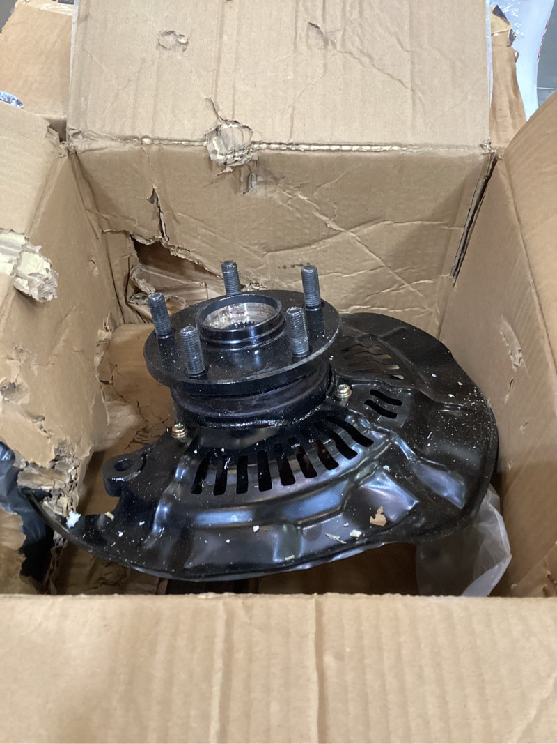 Condition photo showing As Is for front steering knuckle & wheel bearing hub assembly compatible with toyota sienna 2011-2017 2.7l 3.5l fwd,right passenger side replaces #698-430,698430,4321108030,4350208030 front right passenger side