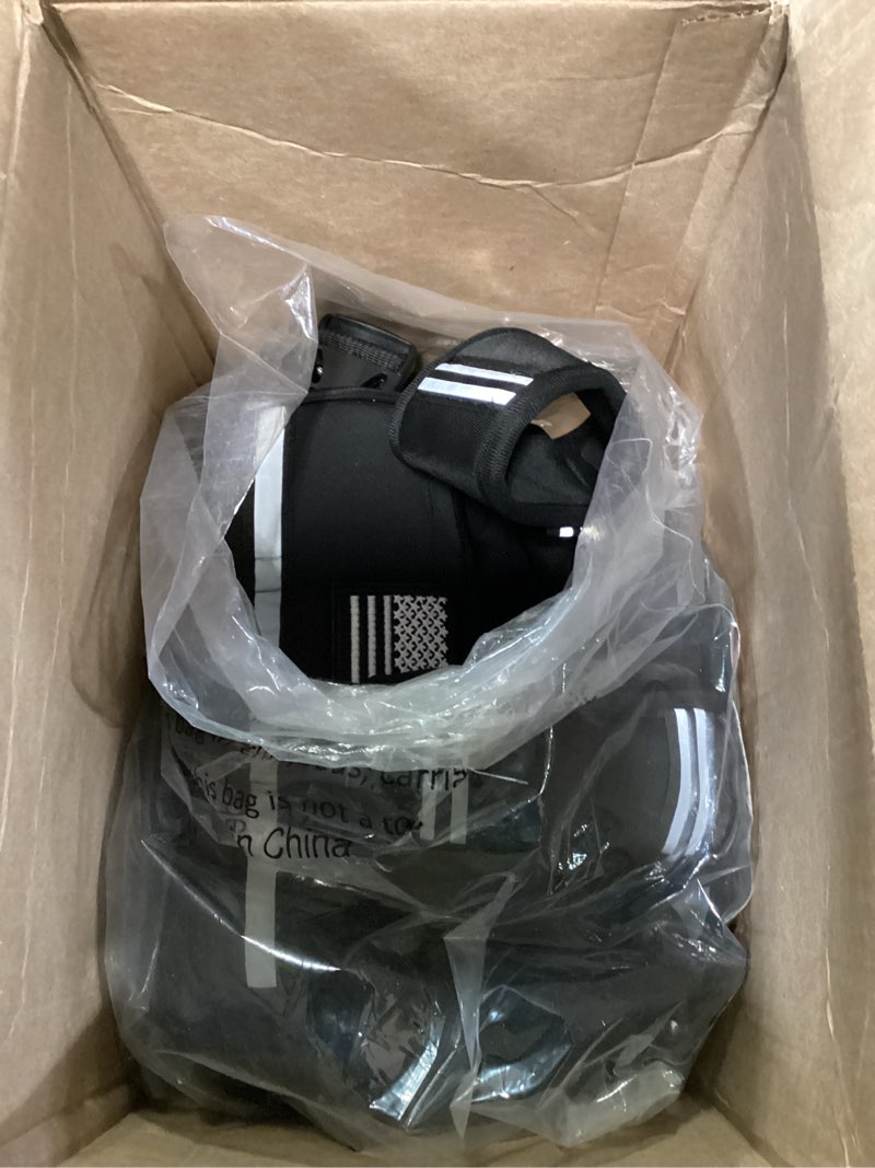 Condition photo showing Good Condition for APEXUP Adjustable Weighted Vest, 4-10lb/12-18lb/20-32lb Vest with 6 Ironsand Weights and Large Pocket, Weight Vest for Men Women Strength Training, Running, Walking 20-32lbs Black