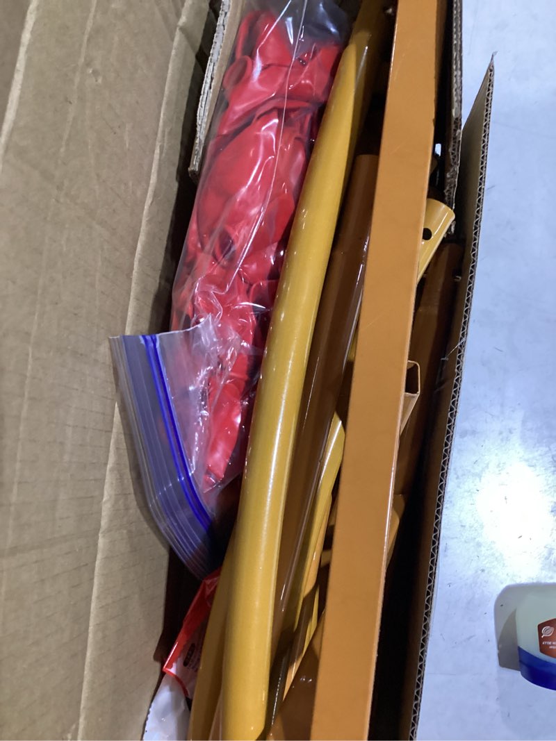 Condition photo showing New/Like New for Gejoy 6.56 ft Valentines Heart Balloon Arch Kit Heart Arch Stand with Base Backdrop Stand Balloon Frame for Proposal Valentine day Anniversary Wedding Engagement Party Decoration