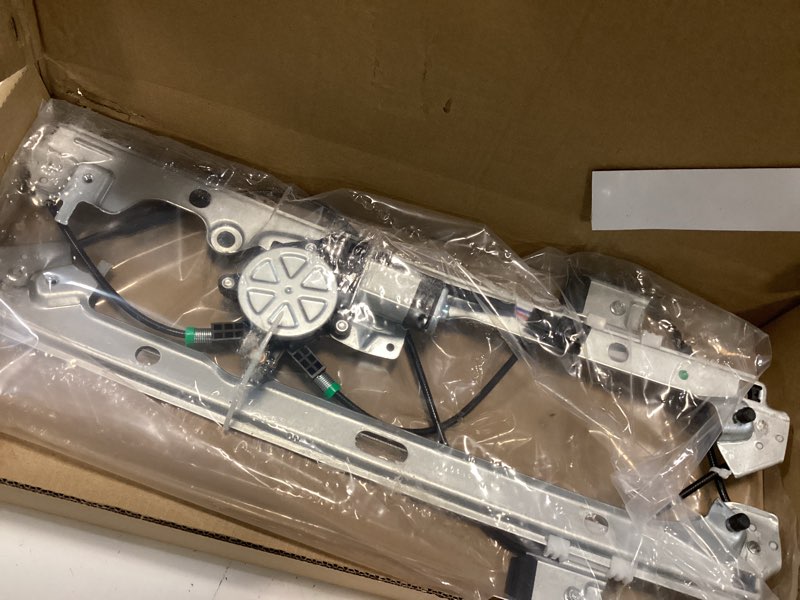 Condition photo showing Good Condition for front driver side power window regulator with motor fit for 2007 2008 2009 2010 2011 2012 2013 chevy silverado 1500 2500 3500 hd avalanche suburban tahoe, gmc sierra yukon xl, left, 741-442