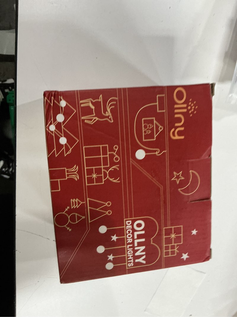 Condition photo showing New/Like New for Ollny Christmas Lights, 500LED 164FT Long Christmas Tree Lights with 8 Modes Remote Timer IP44 Waterproof, Outdoor Christmas Lights for Tree House Yard Outside Xmas Decorations Warm White Warm White 500