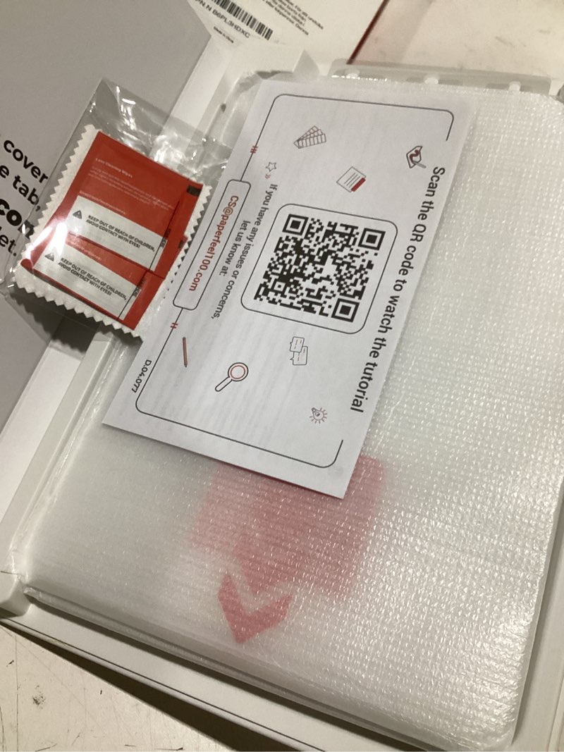 Condition photo showing Good Condition for bersem 2 pack screen protector for ipad a16 11th/10th generation (11/10.9 inch, 2025/2022), 9h hardness tempered glass with customized installation tray, hd clear, no bubbles, dust free pullbox 10th/11th a16