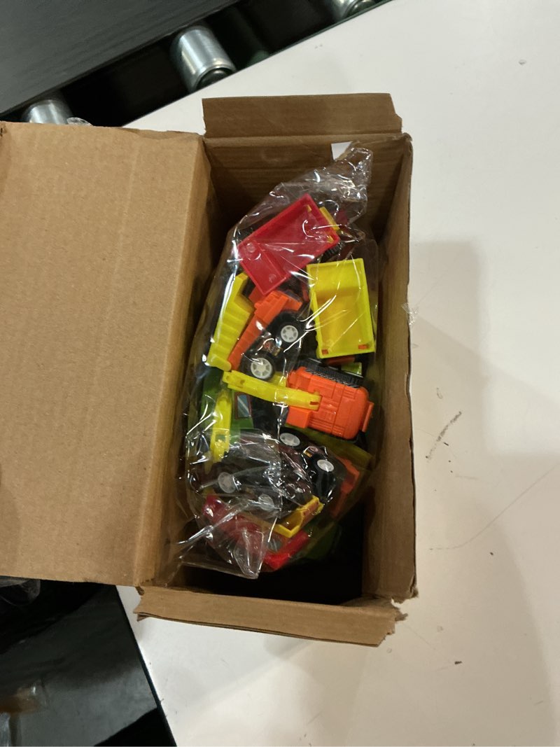 Condition photo showing New/Like New for JOYIN 28 Valentine's Day Mini Construction Vehicle Greeting Cards for Kids Classroom Exchange Prizes, Construction Truck Toys Party Favor Gifts