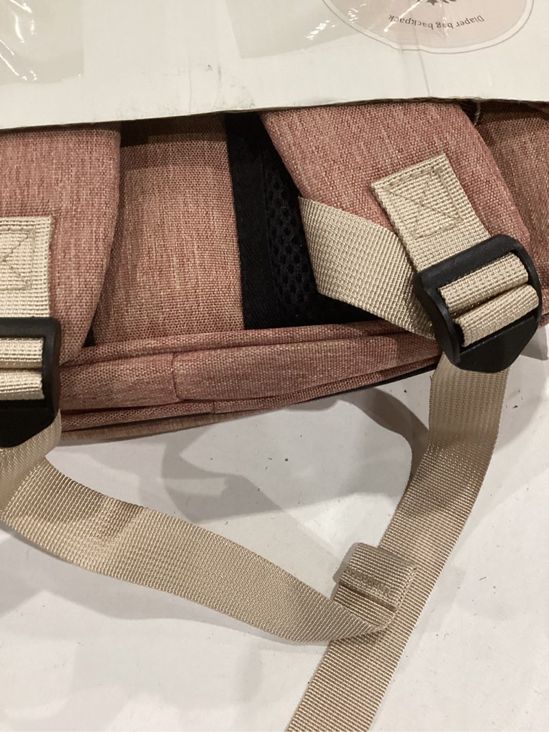 Condition photo showing Good Condition for diaper bag backpack with changing station: pink baby bags for girls boys mom with large capacity pañaleras para bebe niña baby girl newborn essentials must haves baby shower gifts baby registry
