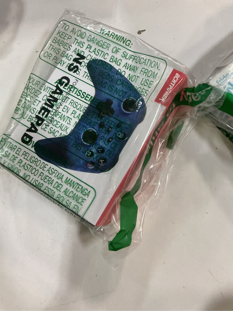 Condition photo showing New/Like New for ECHTPower Switch 2 Controller, 2025 Wireless Controller with RGB/Macro/Shift/Turbo/Vibration, 1000mAh Bluetooth Controller Compatible with Switch/Switch 2/PC/Adroid/iOS Starry Sky Blue