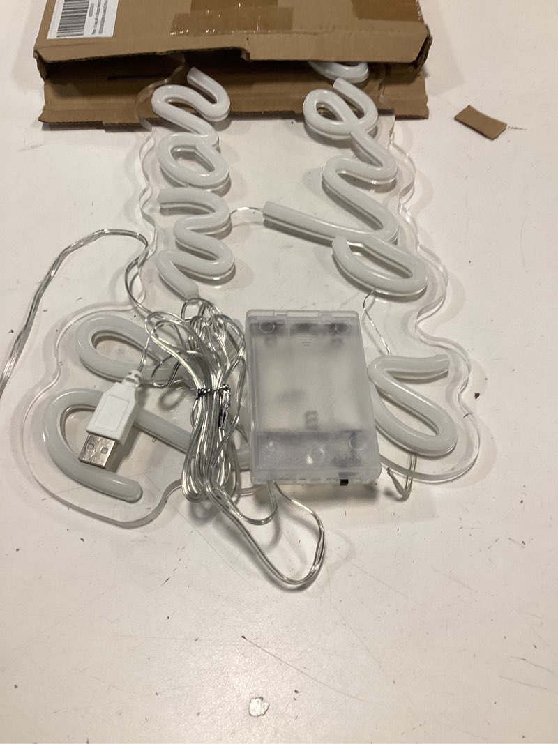 Condition photo showing Good Condition for ATOLS It Was All a Dream Neon Sign for Wall Decor, Battery or USB Powered It Was All a Dream Sign, Letters Led Light Up Sign for Party Game Room Bedroom Home