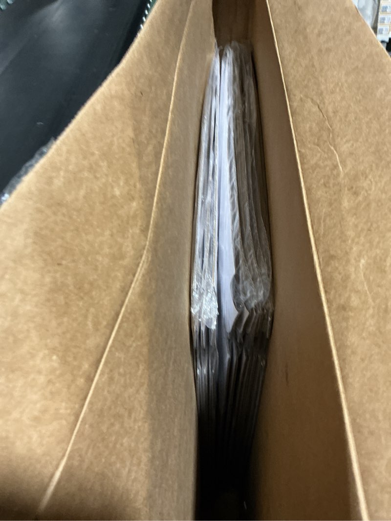 Condition photo showing Good Condition for 10 sets 19 x 14 x 4 inch heavy duty half sheet cake box with window include corrugated paperboard cake box bottom bakery top greaseproof pad tray for dessert