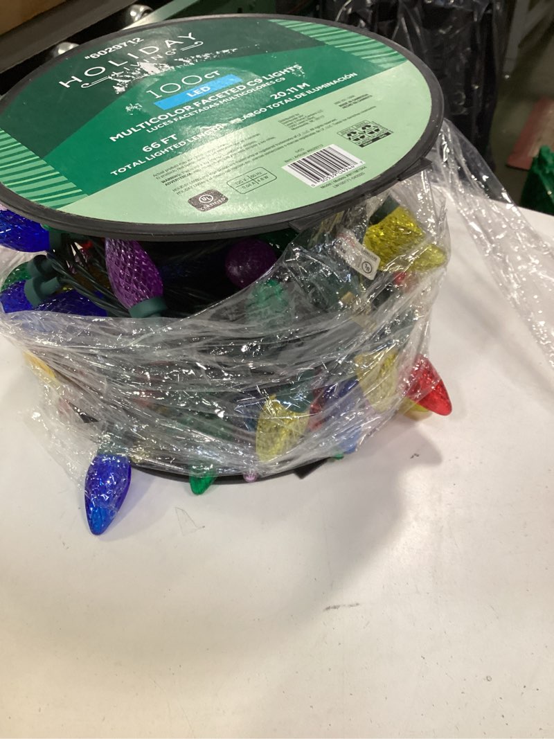 Condition photo showing Good Condition for Holiday Living 100-count 66-ft Multicolor LED String Christmas Lights