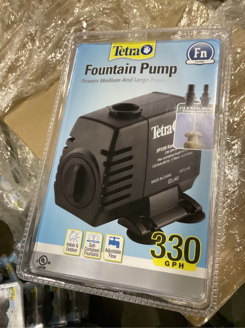 Condition photo showing New/Like New for Tetra Pond Statuary Pump 330 GPH