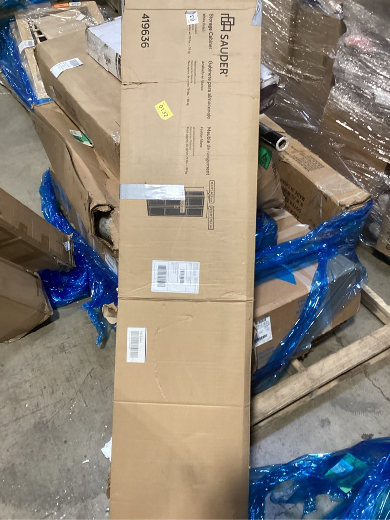 Condition photo showing Good Condition for Sauder Select Storage Cabinet/ Pantry cabinets, White finish